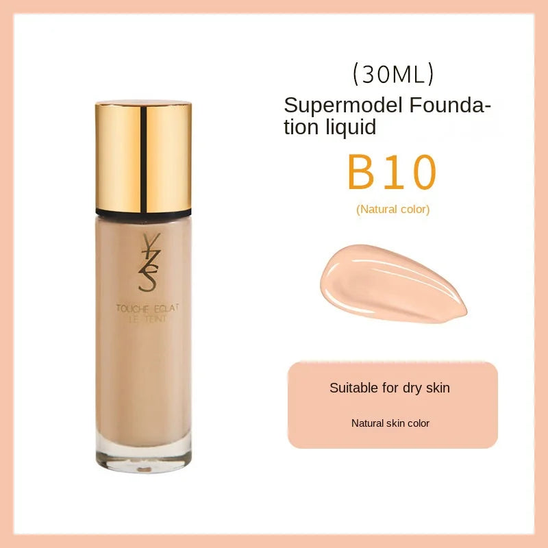 YZS Foundation Precious Luxury Herbal Extracts Concealer Oil-control Waterprof Makeup Base Cream Liquid Concealer