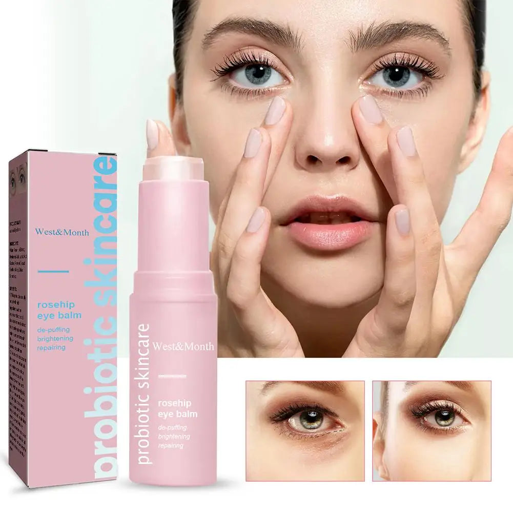 Women Extra Renewing Rosehip Eye Cream For Face Lifting Moisturizing Balm Stick Anti-Puffiness Remove Dark Circle Eye Care 2024