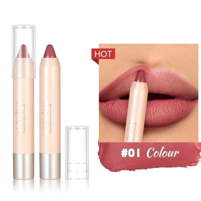 Nude Brown Lipliner Pen Waterproof Sexy Red Matte Contour Tint Lipstick Lasting Non-stick Cup Lipliner Pen Lips Makeup Cosmetic