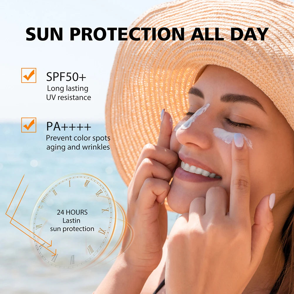 Original 50ml Face Sunscreen Ultra SPF50+ Body Sunscreen Anti-Imperfection Anti-Shine Invisible Fluid Sunscreen