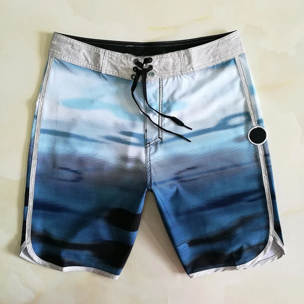 Graffiti Waterproof Board Shorts Summer Shorts Men Swimwear Men Beach Shorts Men Bermuda Short Boardshorts With Label