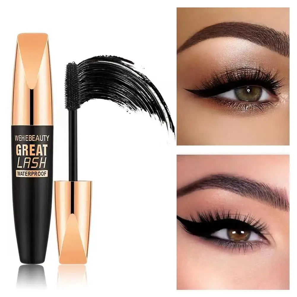 Eyelashes Lengthening Mascara Long Lasting Waterproof Women Korean Silky Lash Black Eyelashes Extension Makeup Beauty Cosmetic