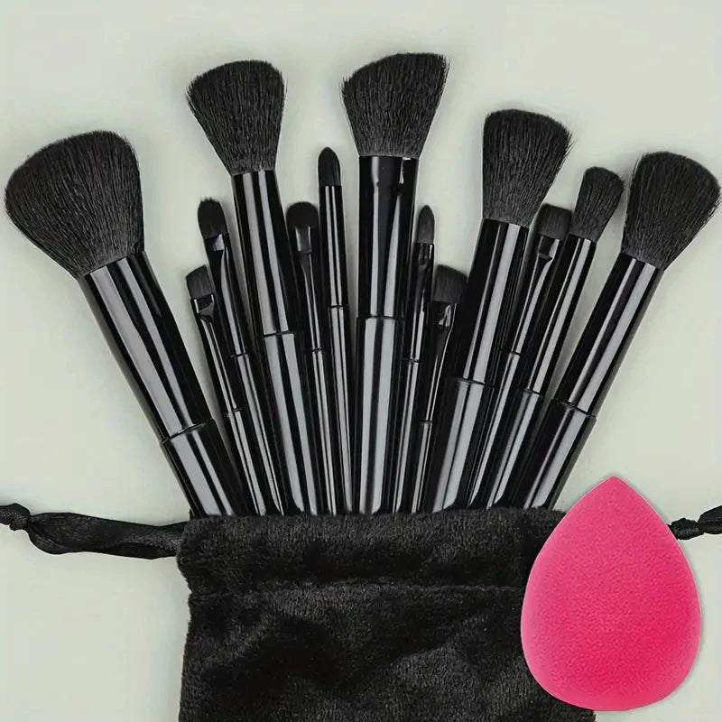 13Pcs Makeup Brushes Set Soft Fluffy Cosmetics Foundation Blush Powder Eyeshadow Kabuki Blending Makeup Brush Beauty Tools