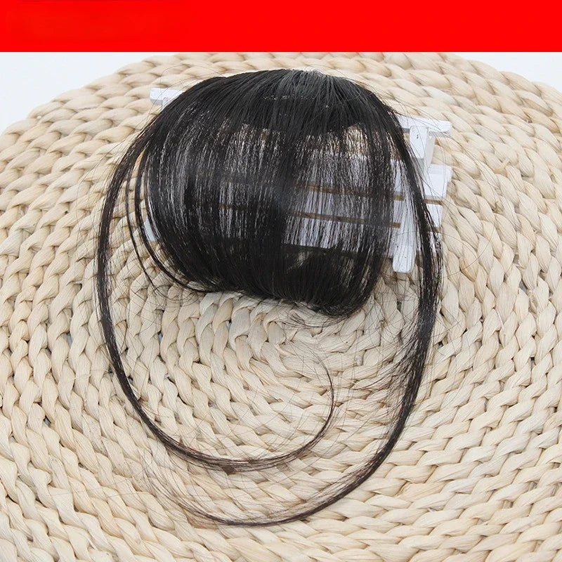 Korean Fake Air Bangs Hair Styling Tools Hair Clip-In Extension Synthetic Hair Fake Fringe False Hairpiece Women Clip in Bangs