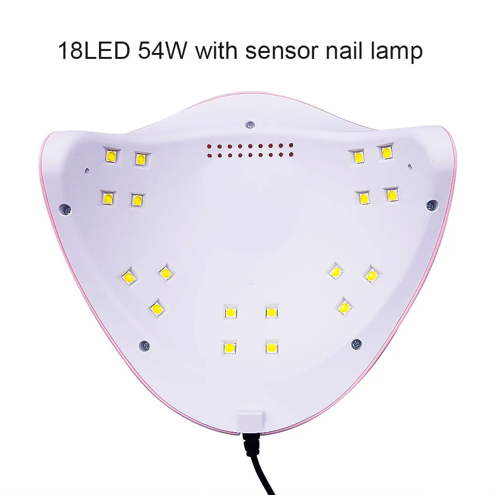 Nails Lamp UV Led Lamp Manicure 36W Nail Polish Drying Lamp Smart Sensor USB Rechargeable Nails Heating Dryer Tool