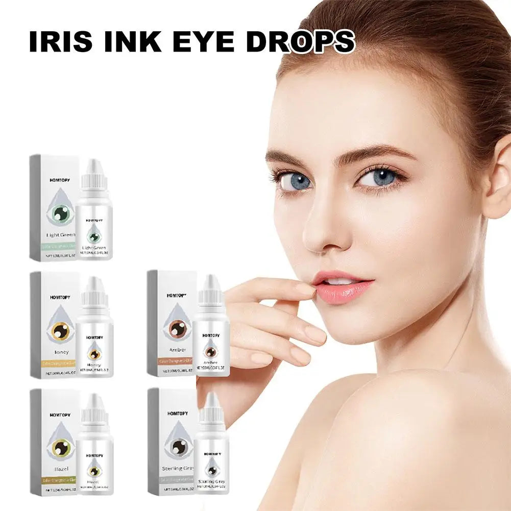 5 Colors 10ml Eye Color Changing Drops Change Your Eye Color IrisInking And Moisturizing Eye Drops