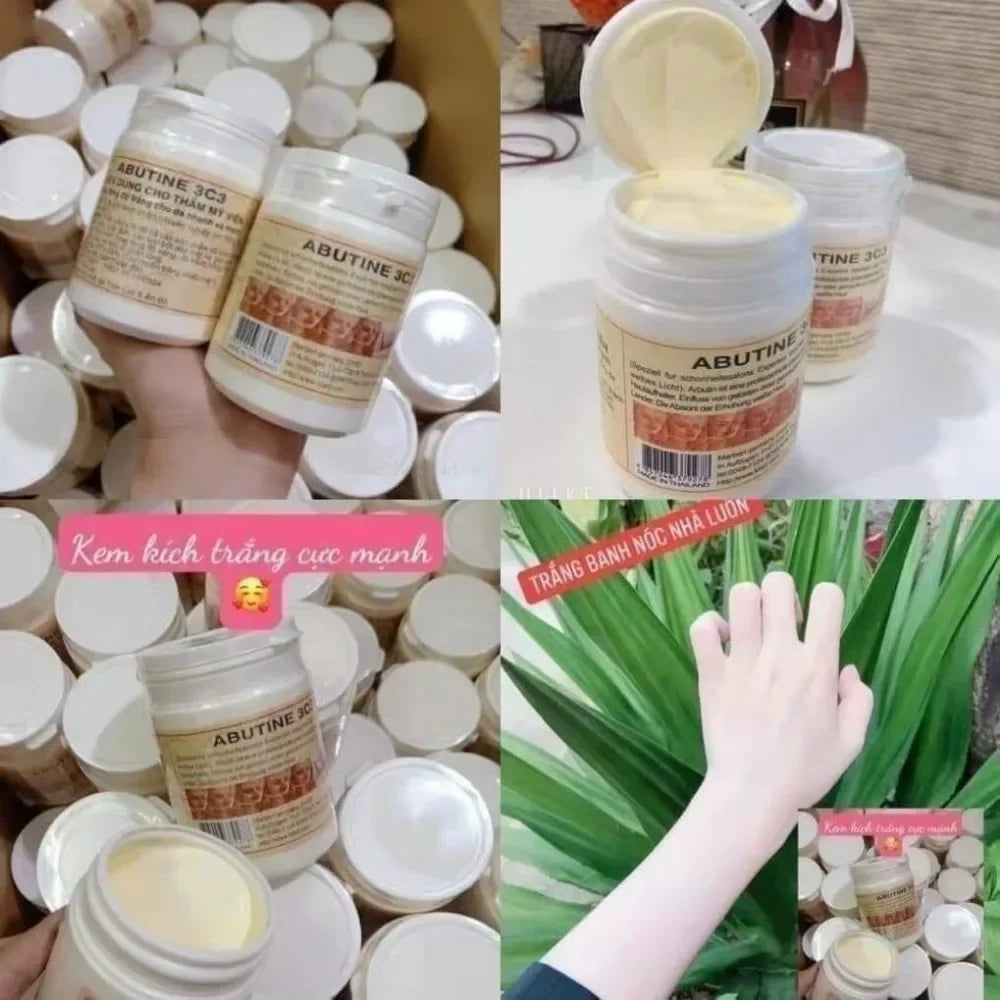 kem body kích trắng arbutin 3c3 hủ 250g hàng thái, dòng kem dưỡng trắng nhanh chuyên sâu cho bạn làn da trắng sáng hơn