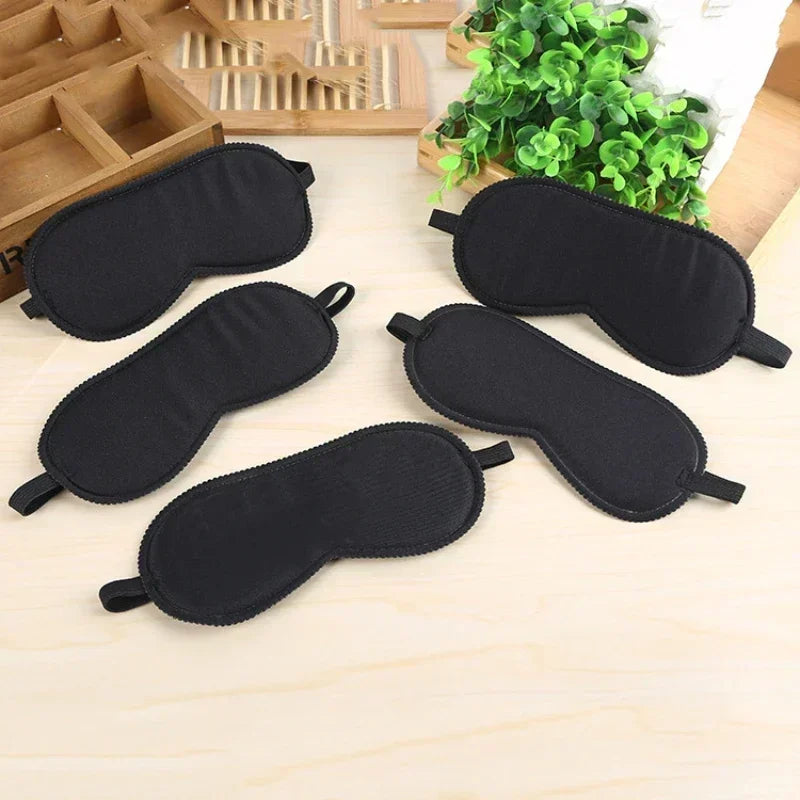 수면안대 1pc Sleeping Eye Mask Black Eye Shade Sleep Mask Black Mask Bandage on Eyes for Sleeping Emotion Sleep Masks