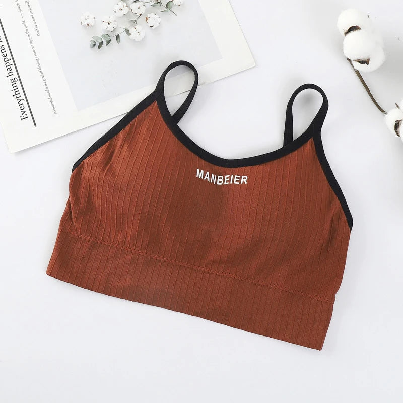 New Sports Bra For Women Gym Sexy Crop Top Bra Women Cotton Underwear Soft For Girls