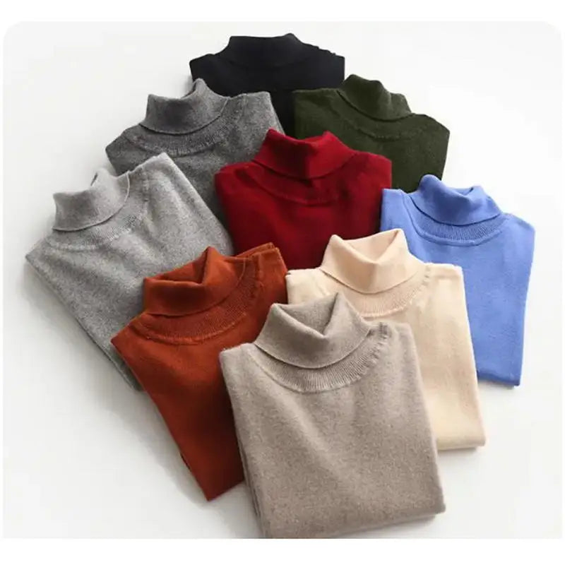 Cashmere turtleneck men sweater clothes for 2023 autumn winter jersey hombre pull homme hiver pullover men high neck sweaters